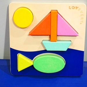 Lovevery Double Sided Sunny Day Puzzle From The Helper Play kit